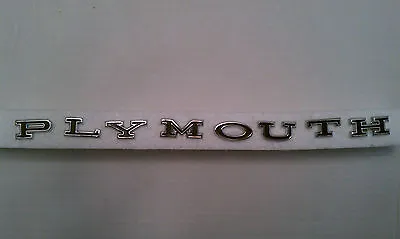 1970 B-body  PLYMOUTH  Emblem Tail Panel Letters FITS GTX Road Runner Superbird • $129.99