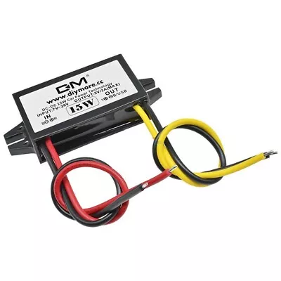 12V To 5V 3A 15W Car Stepdown Converter With Reverse Protection • £2.99