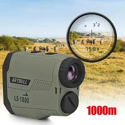 1000M Waterproof Laser Range Finder With Flag Pole Lock Function For Golf Sprots • $124.99
