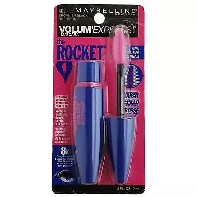 Maybelline The Rocket Volum'Express Washable Mascara Shade 402 Brownish Black • $8.98