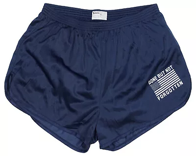 Navy Blue Nylon Soffe Ranger Panties Gone But Not Forgotten Flag - Men's Medium • $18.95