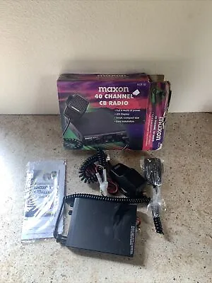 Maxon 40 Channel CB Radio MCB-30. Opened Box But Still Original Packaging. • $42