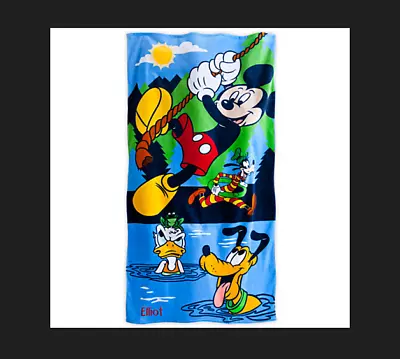 [Disney Store] Authentic Mickey Mouse And Friends Beach Towel - New • $28.99