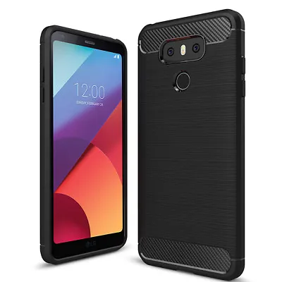 Luxury Ultra Slim Carbon Fibre Shockproof Bumper Case Cover For LG G6 H870  • £4.17