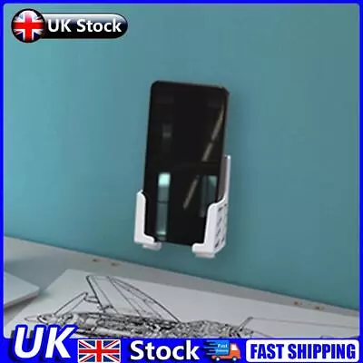 2pcs Adjustable Wall Mount Tablet Holder Universal Phone Frame Rack (White) UK • £10.89