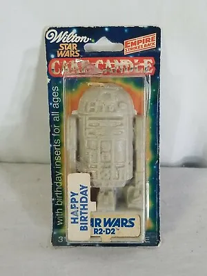 R2-D2 CAKE CANDLE Vtg Star Wars 1980 Wilton Birthday Empire Strikes Back NIP (B) • $12.95