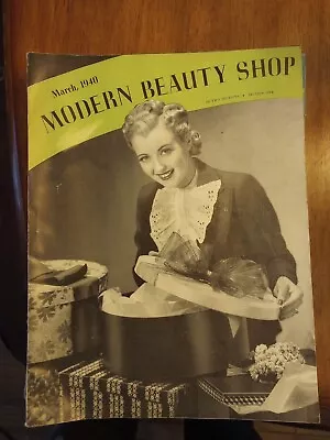 Modern Beauty Shop Magazine March 1940 • $99