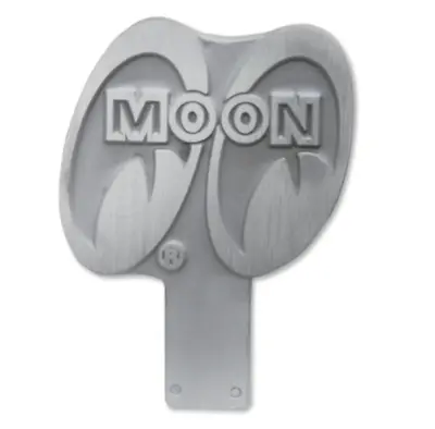 MOONeyes LICENSE Plate TOPPER Cast Aluminum MOON Hot Rod Custom Auto Vtg Style • $59.99