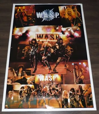 WASP RARE Original Vtg 1985 Giant 42 X60  Poster NEW! W.A.S.P • $249.97