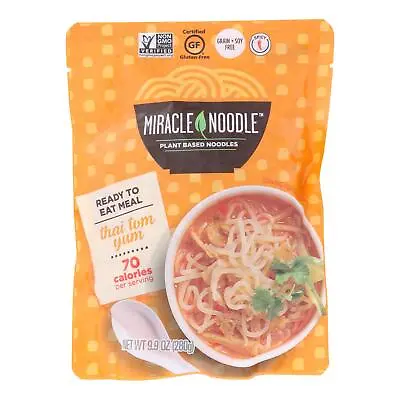 Miracle Noodle - Ready To Eat Meal - Thai Tom Yum - Case Of 6 - 10 Oz • $55.99