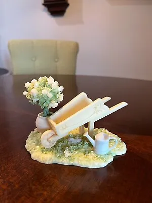 Roman Inc. Seraphim Angel Classics Rose Bush And Wheel Barrow  • $20