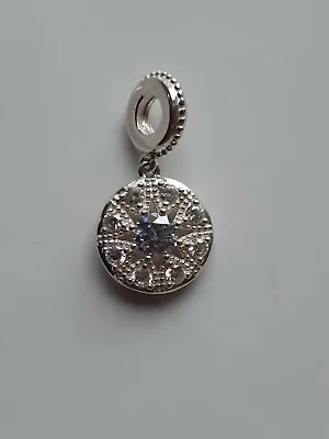 Chamilia 925 Silver Crystal Starburst Bracelet Charm In Box • £28