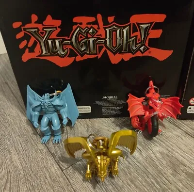 Yu-Gi-Oh The Egyptian Gods Set - Backpack Hanger Keychain New Obelisk Slifer Ra • £19.99