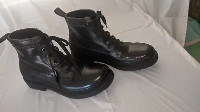 G Star Raw Men's Rubber Black Lace Up Boots Size US 13 EUR 46 • $36