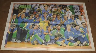 Brasil Volleyball Gold Team In Athens 2004 - Poster • $15