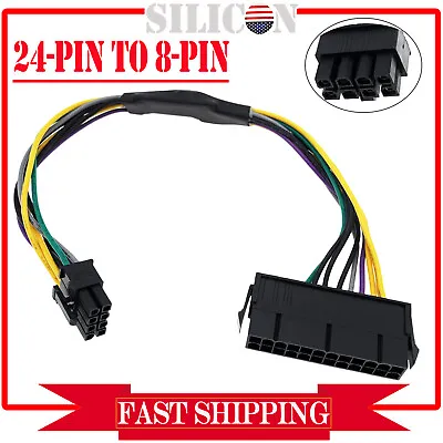 24-Pin To 8-Pin ATX Power Supply Adapter Cable For Dell Optiplex 3020 7020 9020 • $7.99