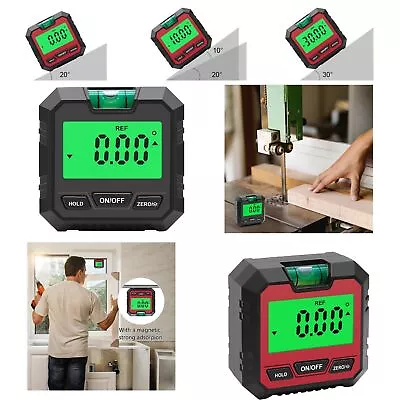 360° LCD Magnetic Digital Inclinometer Protractor Level Box Gauge Angle Finder8w • $13.29