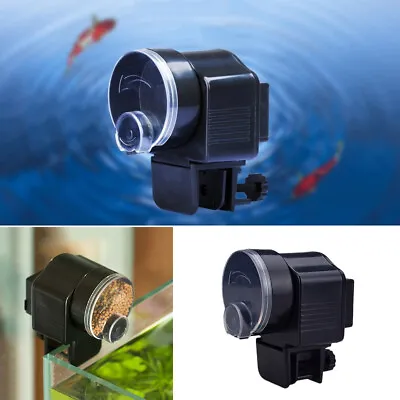 Fish Tank Automatic Feeder Aquarium Food Auto Dispenser Vacation Holiday Travel • £8.59