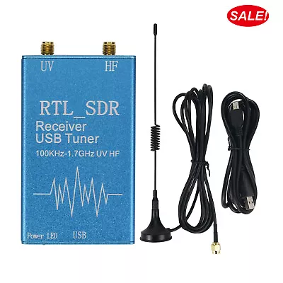 820T For RTL SDR Receiver USB Tuner 100KHz-1.7GHz UV HF RTL2832U + R820T • $33.25