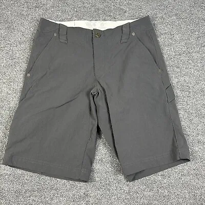 Mountain Hardwear Shorts Mens 30 Gray Cargo Hiking Work Shorts Stretch Carpenter • $18.97