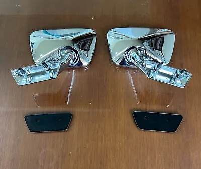 1968-73 Mercedes-Benz W108 W109 Left + Right. Side Mirrors Chrome-plated OEM. • $234.99