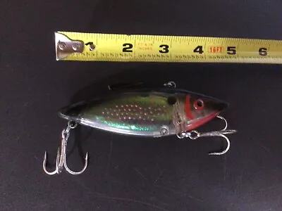 Vintage Fishing Lure For Huge Spring Musky And Large Pike Clear Body Rattles. • $5.80