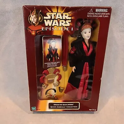$22.95 • Buy 1998 Hasbro Star Wars Ultimate Hair Queen Amidala Doll New In Box