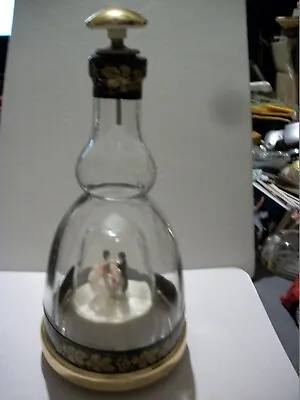 Vintage Royal Scotch Whisky Bottle Decanter Music Box With Dancers • $40