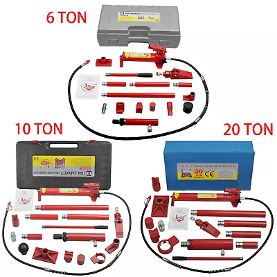 6 10 20 Ton Porta Power Hydraulic Jack Body Frame Repair Kit Tool Lift Ram • $109.54