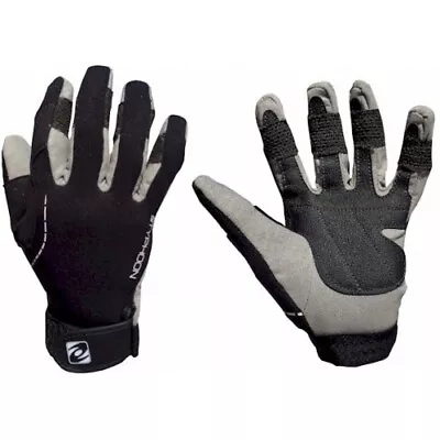 Typhoon Sailing Paddlesports Canoe Kayak SUP Gloves Full Fingered Black Race 1 • £19.95