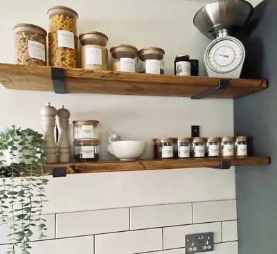 £18 • Buy Scaffold Board Rustic Shelf | Wooden Handmade Shelves | Wall Hanging 