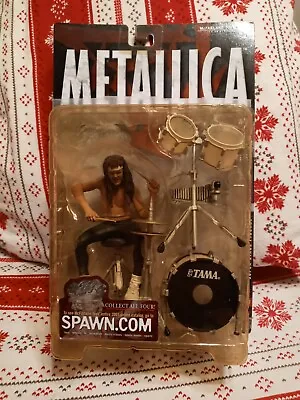 McFarlane Toys Metallica Harvesters Of Sorrow Lars Ulrich Action Figure 2001 • $62