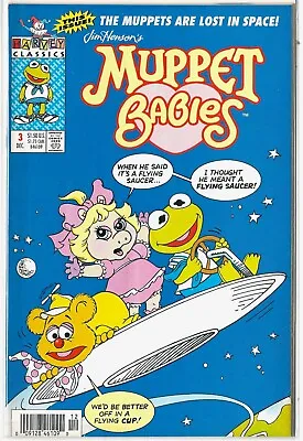 1993 Harvey Comics - Muppet Babies # 3 Newsstand - High Grade Copy • $4.50