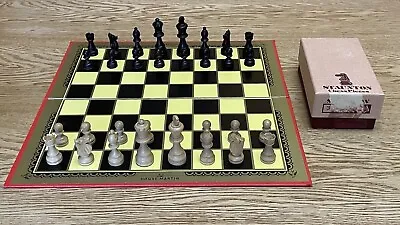 £59.99 • Buy Chess Set  Jaques Staunton Wooden Figures, House Martin Board - Made In France