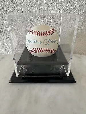 Mickey Mantle Signed Baseball BAS Certified • $700