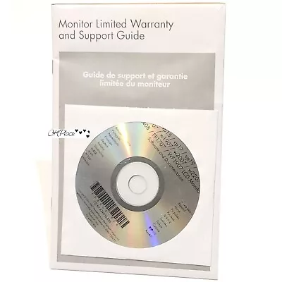 Hp Lcd Monitor Software And Instructions Cd 2006 • $9.99