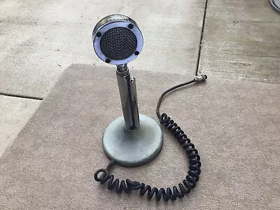 Astatic D104 Lollipop Microphone With Tug8 Base Untested 4 Pin Connector • $40