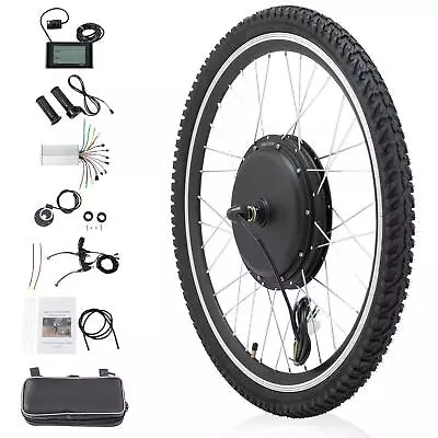 26  1000W Electric Bicycle LCD E Bike Front Wheel Motor Conversion Kit • $177.89