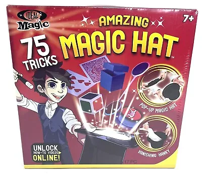 New Ideal Ryan Oakes Magic Hat 75 Tricks Learn To Be A Magician Kit  • $16.79