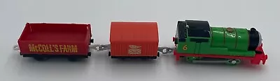 Thomas And Friends Trackmaster 2013 Motorized Percy With Mail Car McColl’s Farm • $14.99