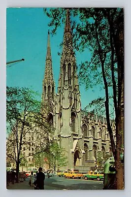 New York City NY-St Patrick's Cathedral Religion Antique Vintage Postcard • $7.99