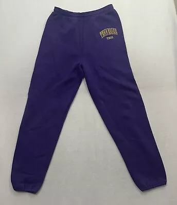 Vintage JanSport Tennessee Tech Sweatpants Mens Size Medium Purple Awesome Eagle • $17.99