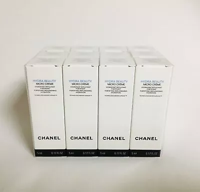 Chanel Hydra Beauty Micro Cream Creme 60ml ( 12 X 5ml ) BNIB • £52.39