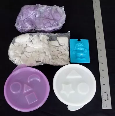 Moon Sand Sand You Can Mold Purple Grayish White  Sealed NEW Shapes Person • $12