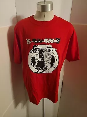 Vtg Nos Spy Vs. Spy Xl Shirt Mad Magazine Red Cartoon New Dc Comics Warner Bros • $49.99