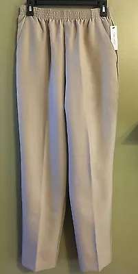 NEW Misses Cabin Creek Pull-on Twill Khaki Pants ~ Sizes 6 Thru 18 **See Measure • $21.99