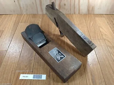 Japanese Vintage Plane Carpentry Tool Kanna SET Signed From Japan 50.20mm PA181 • $15.30