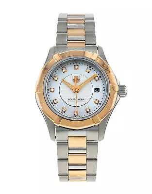 Tag Heuer Aquaracer WAP1451.BD0837 Steel & Rose Gold 27mm Watch • £1855