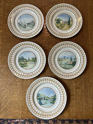 Villeroy & Bock Corbeille - Cheese Plates - Set Of 5 • $19