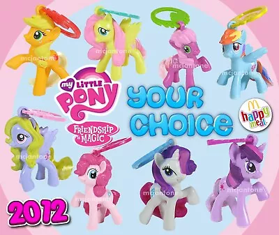 McDonald's 2012 MY LITTLE PONY Friendship Is Magic MLP Horse YOUR Toy CHOICE • $4